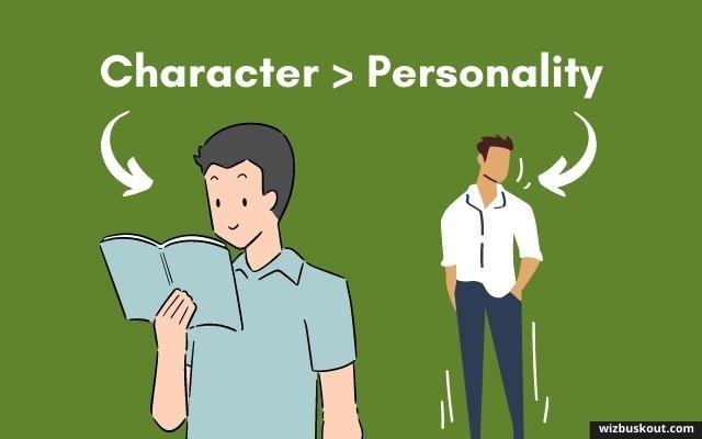 character is much more important than personality