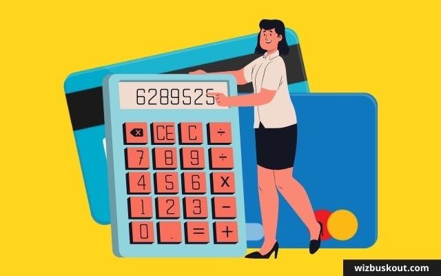 a woman calculating her budget