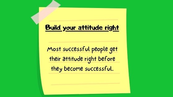 build your attitude right banner