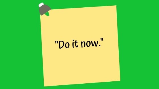 do it now banner