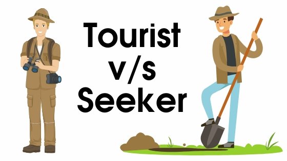 tourist vs seeker