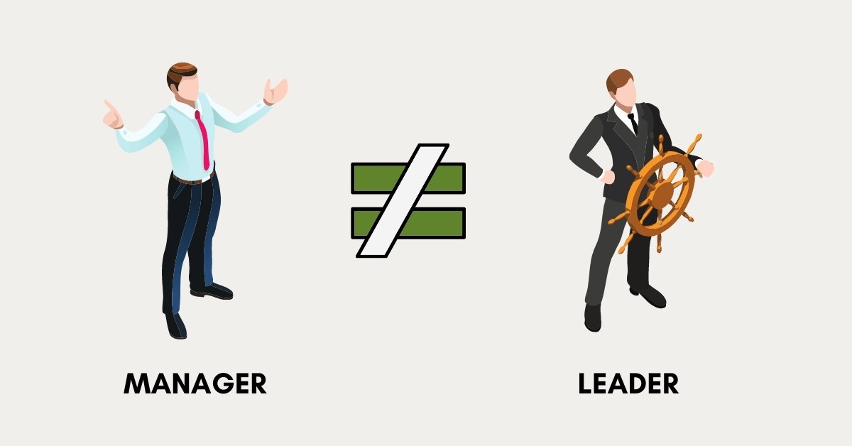 manager doesn't equal to leader