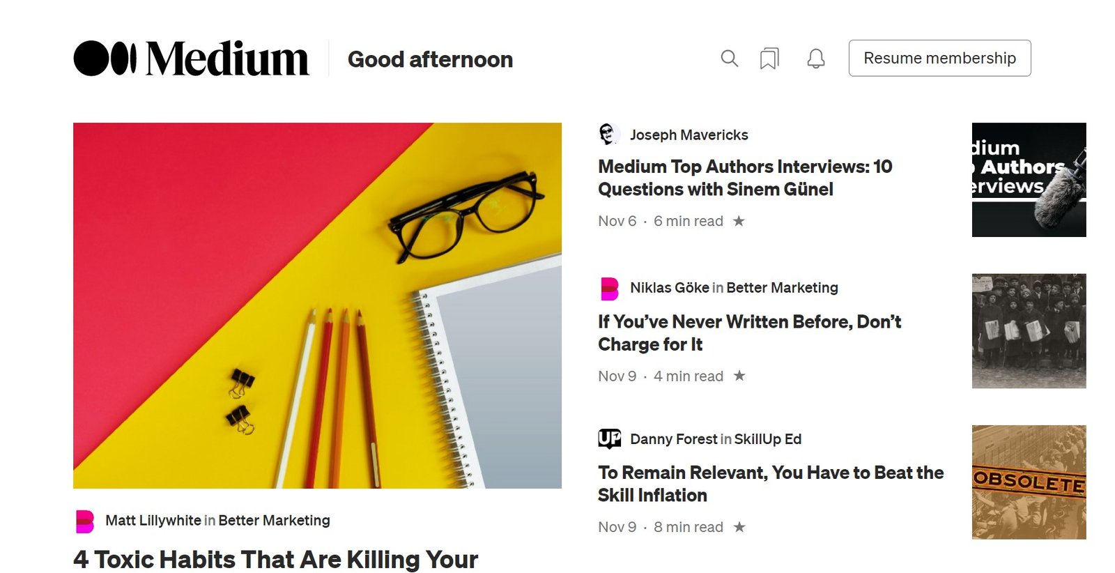 medium.com screenshot